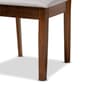 Baxton Studio Caron Grey/Walnut Brown Wood Dining Chairs-Set of 2 - image 5
