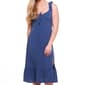Juniors Derek Heart Airflow Ruffle Strap Front Slit Midi Dress - image 3