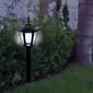 Alpine Solar Powered Black Lantern w/ LED Light - image 6