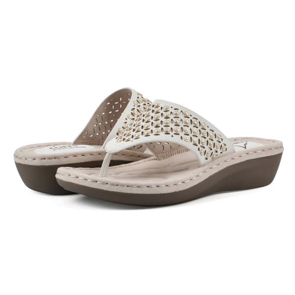 Womens Cliffs by White Mountain Camila Thong Sandals