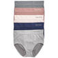 Plus Size Nautica 5PK Seamless Ribbed Brief Panties-NT9948-5PKBP - image 2