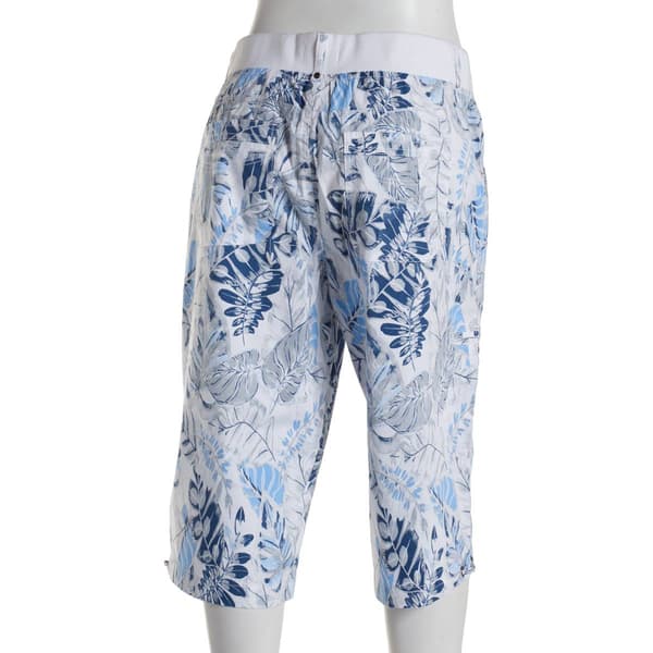 Womens da-sh Vanessa Leaf Printed Skimmers Pants