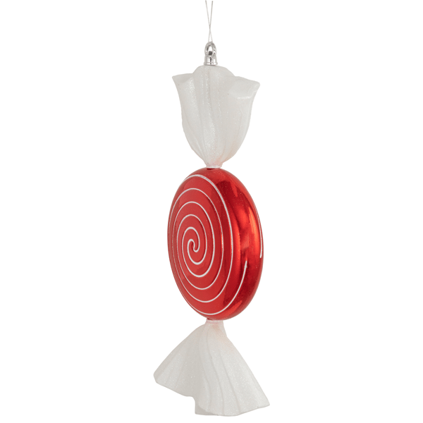 Northlight Swirl Peppermint Candy Shatterproof Christmas Ornament