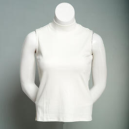 Womens Hasting & Smith Sleeveless Turtleneck Knit Top