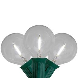 Northlight 10ct. Pure White LED G50 Globe Patio Lights