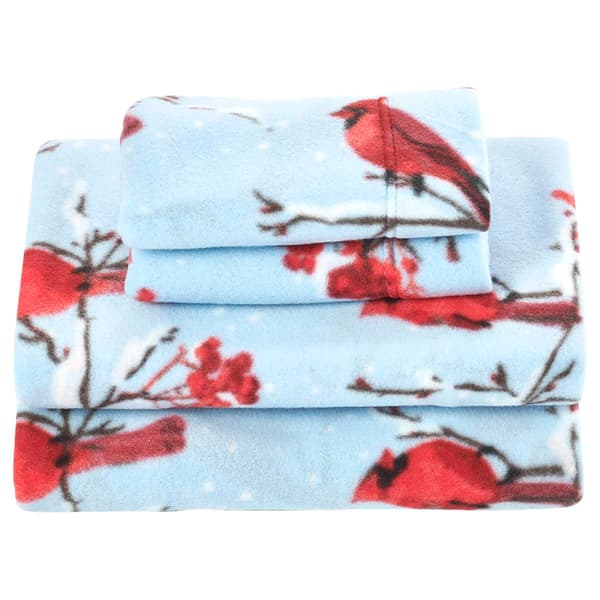 Ashley Cooper&#40;tm&#41; Cardinal Fleece Sheet Set