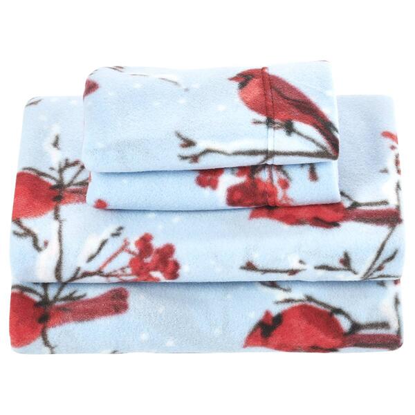 Ashley Cooper&#40;tm&#41; Cardinal Fleece Sheet Set - image 