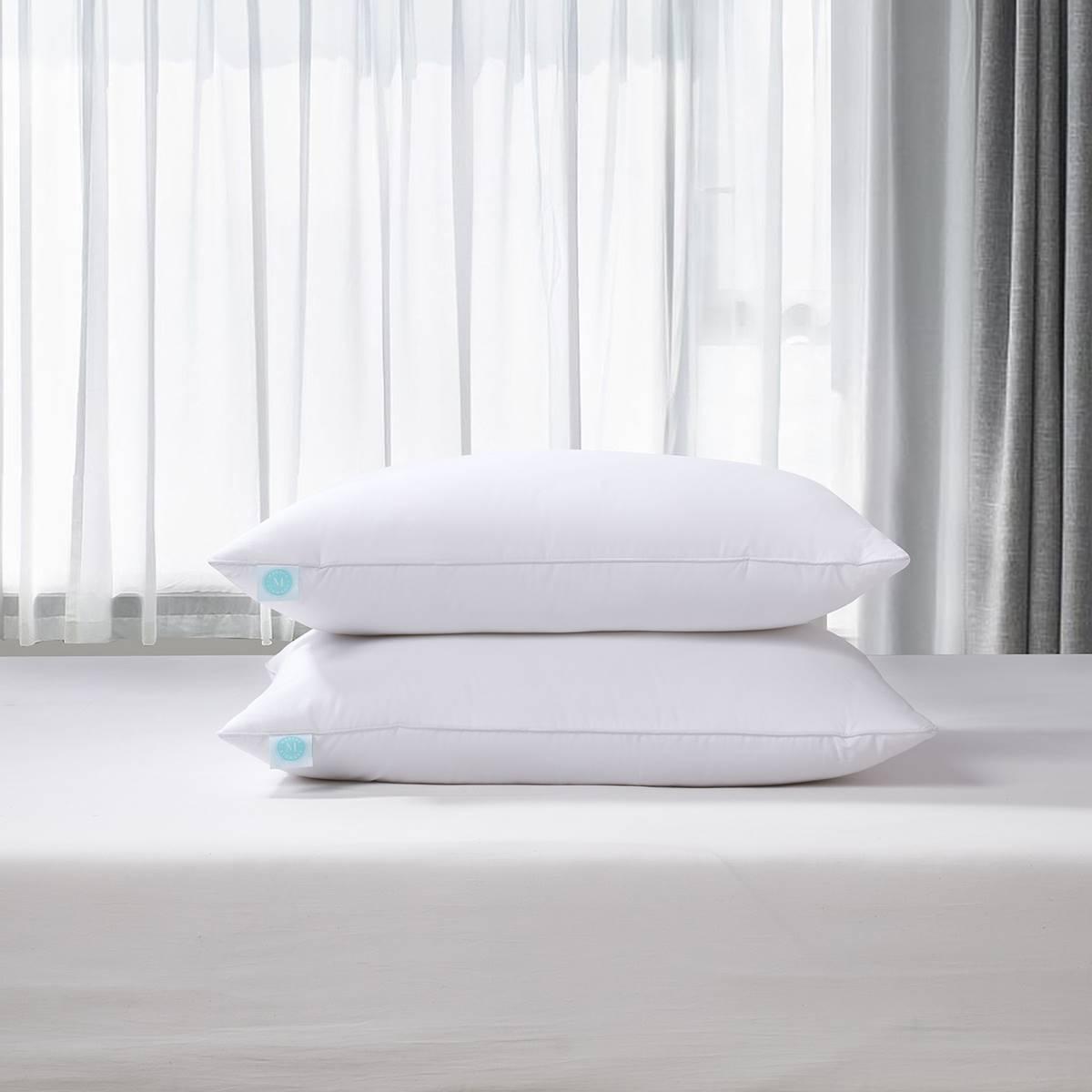 Martha Stewart Medium Firm 233TC 2pk. Feather Pillows