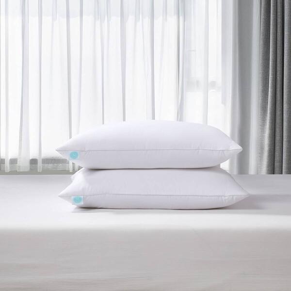 Martha Stewart Medium Firm 233TC 2pk. Feather Pillows - image 