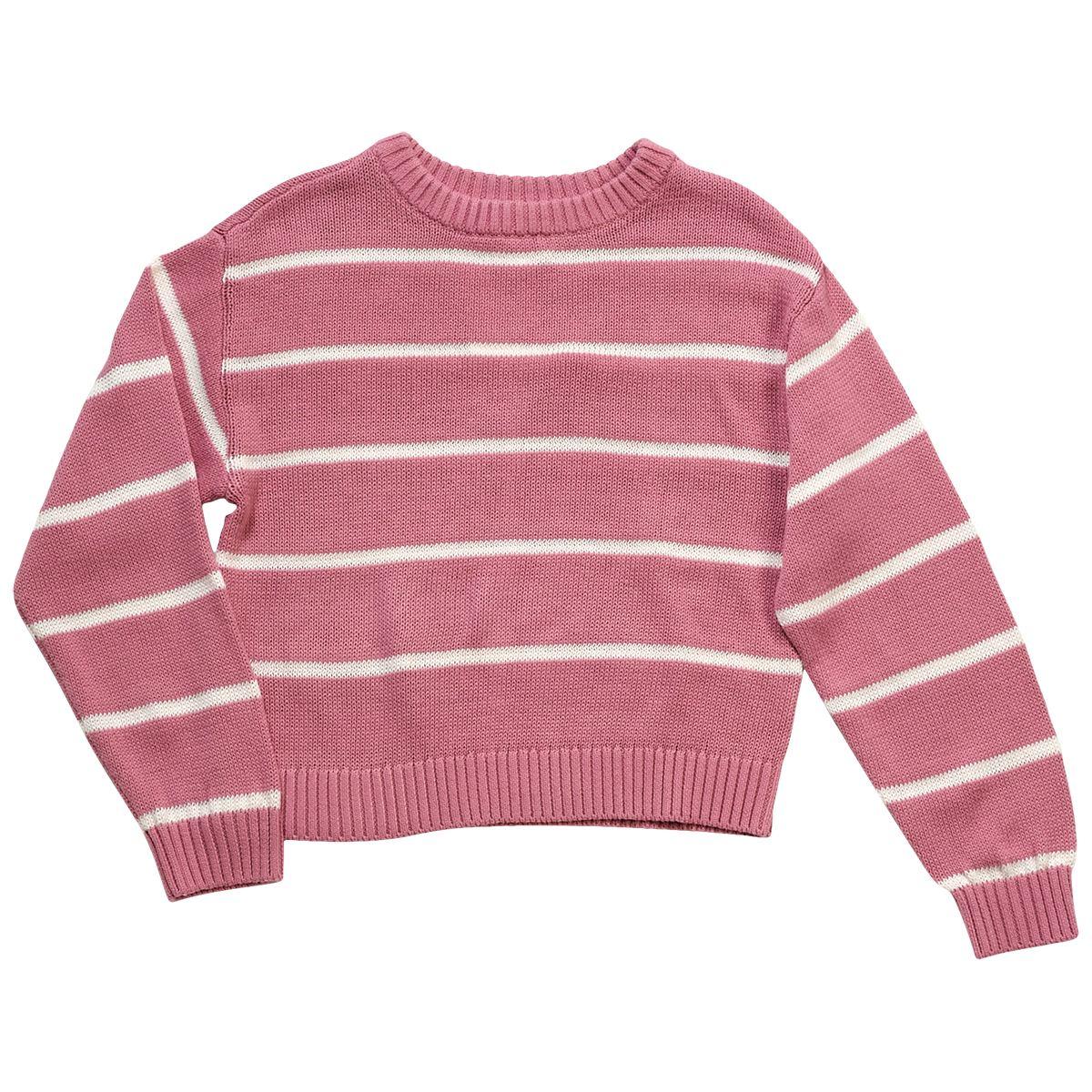 Girls (7-16) Jessica Simpson Long Sleeve Striped Sweater