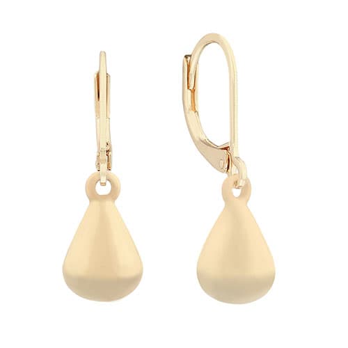 Gloria Vanderbilt Gold-Tone Teardrop Mini Dangle Earrings - image 