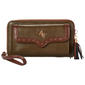 Womens Adrienne Vittadini Dream Weaver Zip Wallet - image 1