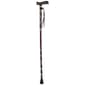 Adjustable Foldable Mobility Cane - Grey Floral - image 2