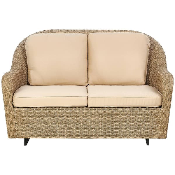 Surrey Park Wicker Glider Loveseat - image 
