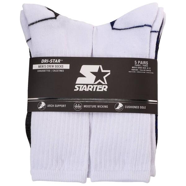 Mens Starter Crew Socks - White - image 