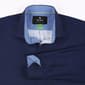 Mens Tom Baine Regular Fit Check Performance Dress Shirt - Navy - image 3