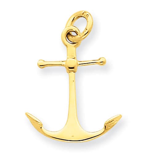 Gold Classics&#40;tm&#41; 14kt. Gold Anchor Charm - image 
