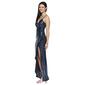 Juniors Emerald Sundae Shimmer & Glory Ruffled Maxi Dress - image 4