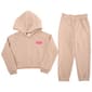 Girls (4-6x) Skechers(tm) Solid Hoodie &amp; Paperbag Waist Joggers Set - image 1