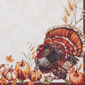 Threadmade Autumn Heritage Turkey Engineered Napkins - Set of 4 - image 4