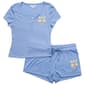 Juniors Roxy 2pc. Graphic Boxers Pajama Set - Hydrangea - image 1