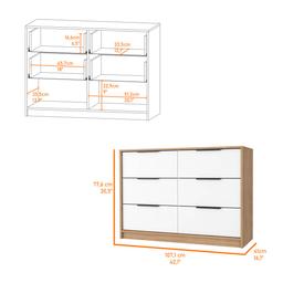 FM FURNITURE Marion Slide & Pull Dresser