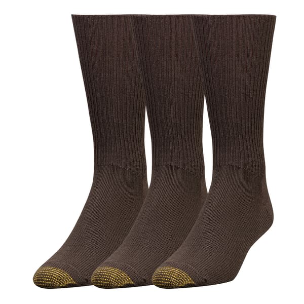 Mens Gold Toe® 3pk. Acrylic Fluffies® Crew Socks