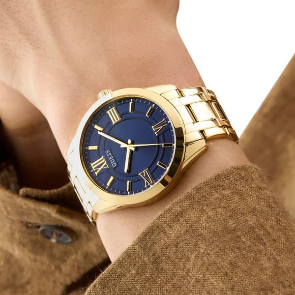 Mens GUESS Gold Tone Analog Watch - GW0893G5