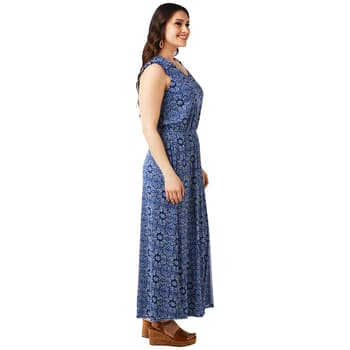 Womens Harper 241 Sleeveless Print V-Neck Maxi Dress - Boscov's