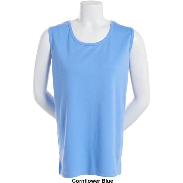 Womens Hasting &amp; Smith Basic Solid Round Neck Tank Top