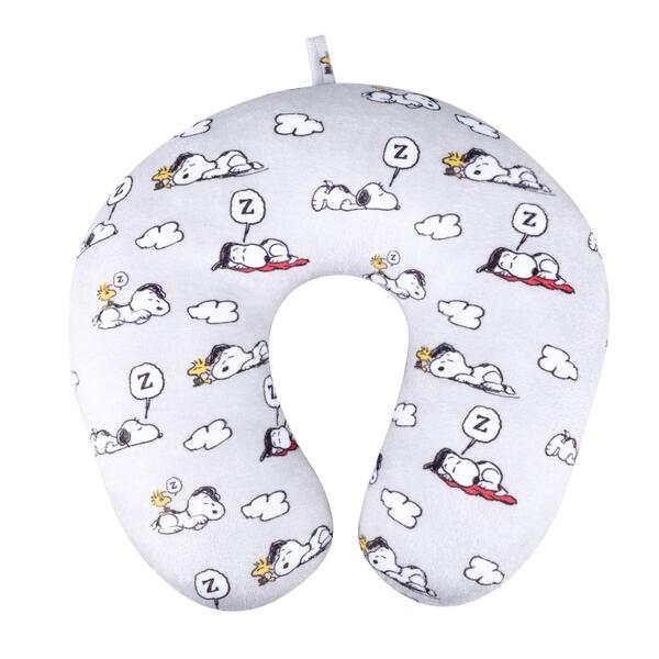 FUL Snoopy and Woodstock Clouds Portable Travel Neck Pillow - image 