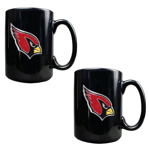 NFL Arizona Cardinals 2pc. Coffee Mug Set - Black - image 