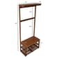 eccostyle™ Solid Bamboo Entryway Hall Tree w/ Storage Area - image 5