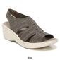 Womens BZees Double Up Wedge Sandals - image 8