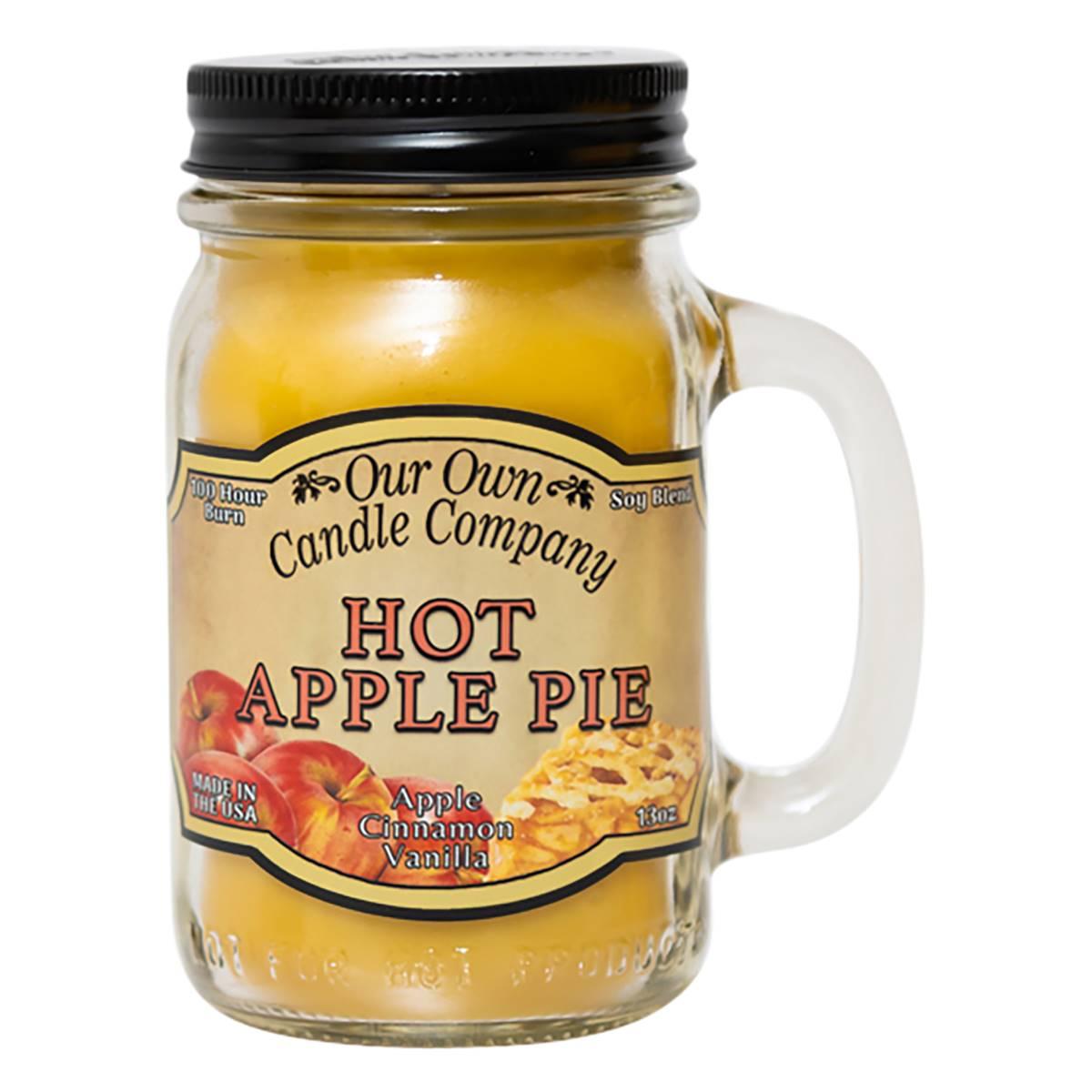 Our Own Candle Company Hot Apple Pie 13oz. Mason Jar Candle
