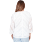 Petite Alfred Dunner St. Augustine Chevron Crochet Sweater - image 2