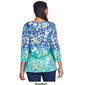 Womens Ruby Rd. Must Haves III Knit Garden Ombre Blouse - image 2