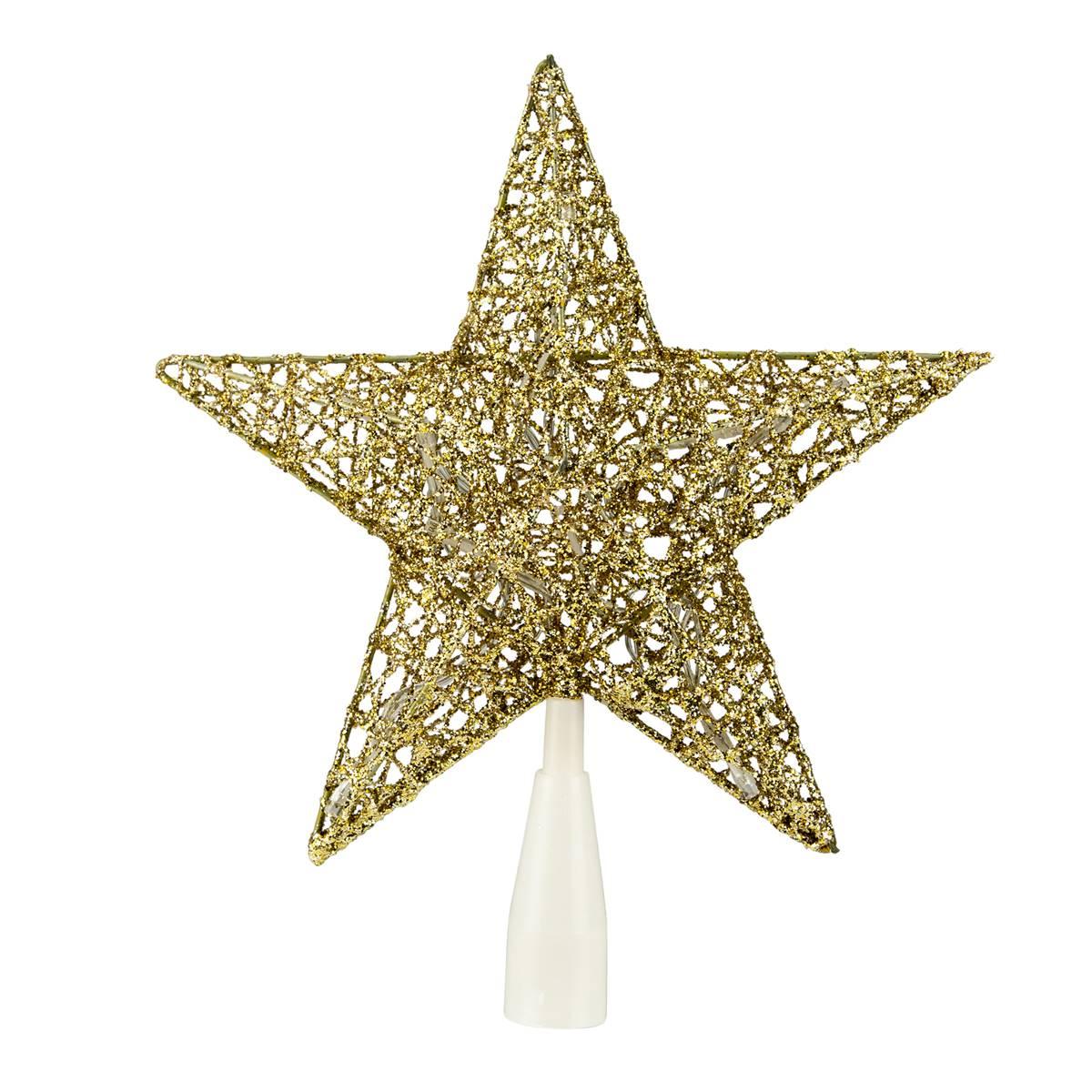 Northlight Seasonal 10in. LED Gold Star Christmas Tree...