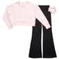 Girls (7-14) Yogalicious(R) Rhinestone Pullover w/ Flare Legging - image 1