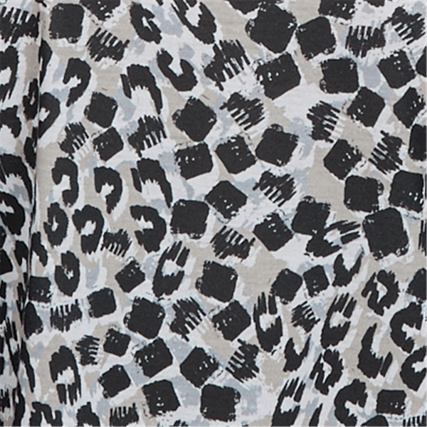 Womens Hearts of Palm Berry Fabulous Animal Square Ring Blouse