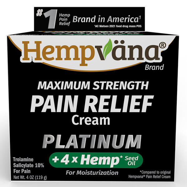 As Seen On TV Hempvana Pain Cream Platinum - image 