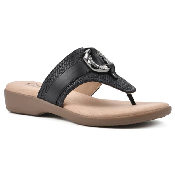 Womens Cliffs by White Mountain Benedict Flips Flops - image 