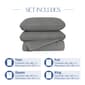 Awesome Home Soft Easy Care Jersey 3pc. Comforter Set - image 4