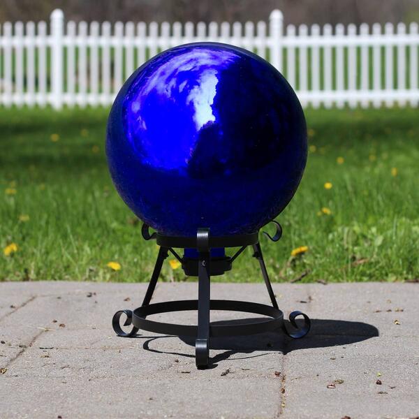 Northlight Seasonal 10in. Blue Outdoor Garden Gazing Ball