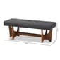 Baxton Studio Theo Upholstered Bench - image 8