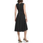 Womens Calvin Klein Sleeveless V-Neck Scuba Crepe A-Line Dress - image 2