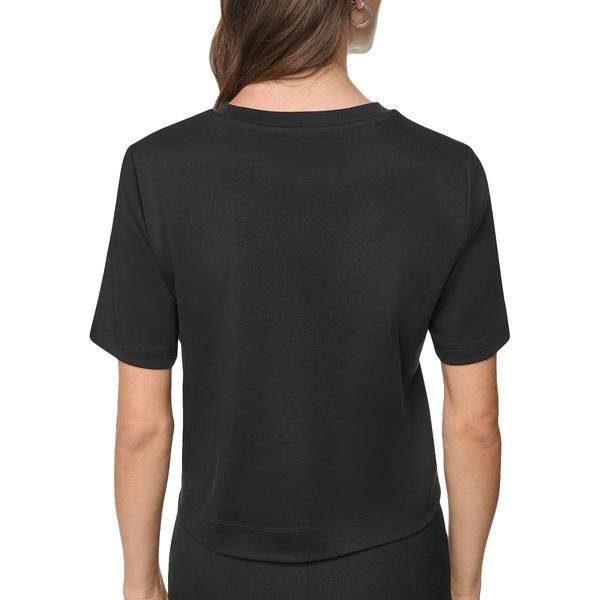 Womens DKNY Short Sleeve Animal Heatset Detail Tee