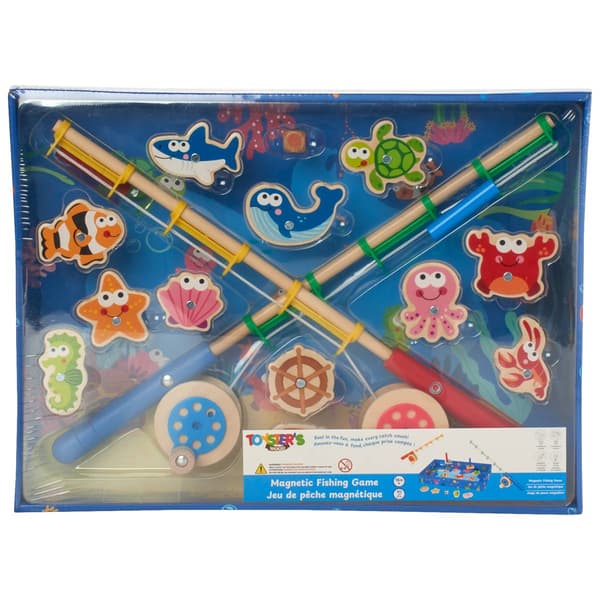 Toysters Wood Magnetic Fishing Game - image 