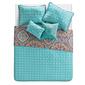 VCNY Home Yara Aqua Medallion Reversible Quilt Set - image 5