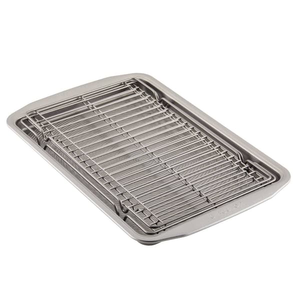 Circulon Bakeware 3-Piece Baking Sheet Pan and Cooling Rack Set